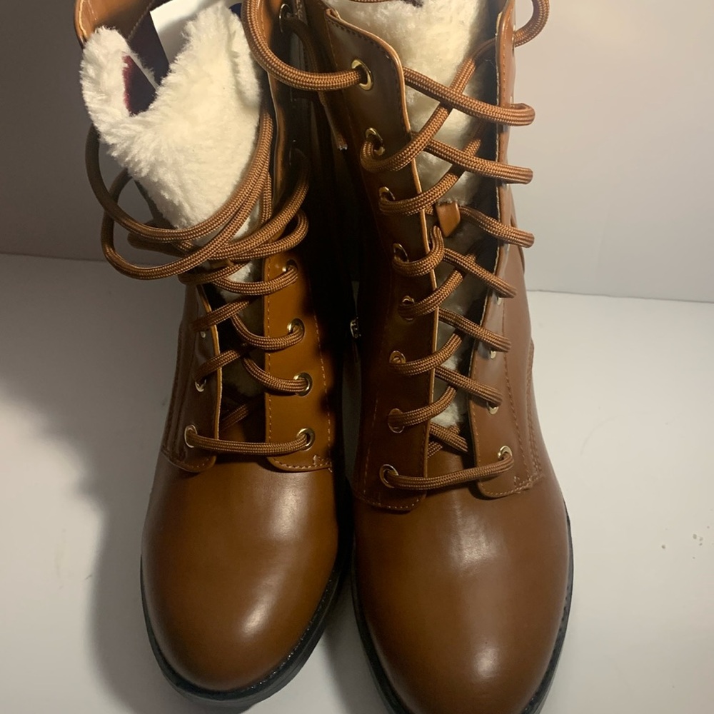 Tommy Hilfiger Cognac Boot, New with tags